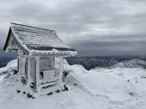 厳冬期の荒島岳リベンジ に行ってきた 2月なのに雪が少ない 福井の百名山 雪山登山
